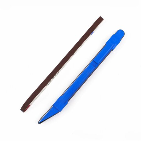 Excel Blades Tensioned Sanding Stick, #400 Grit Replaceable Belt, 2PK 55725IND